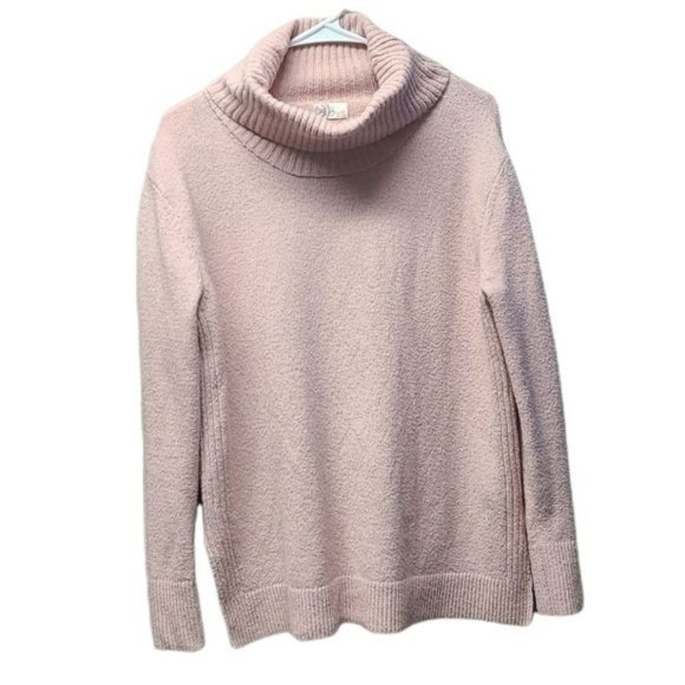 SO womens turtleneck pink sweater size XS